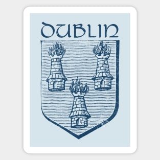 Dublin - Vintage Look Crest Design Magnet